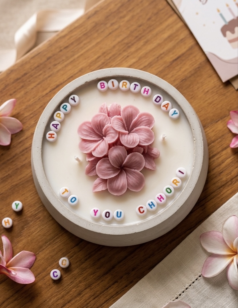 Message Oval Jar Candle